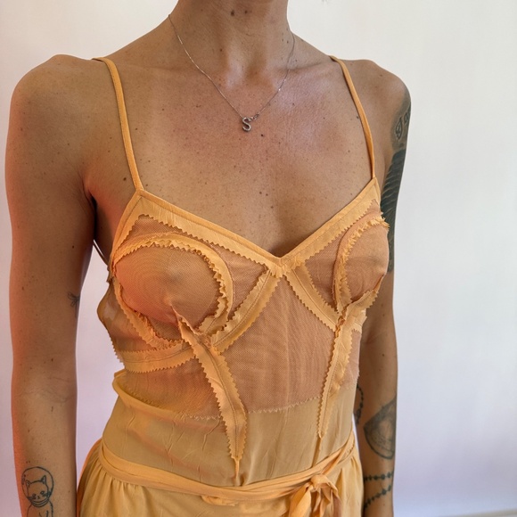 Jean Paul Gaultier vintage New Insane Long Wrap Dress Textured Fabric - Picture 13 of 14